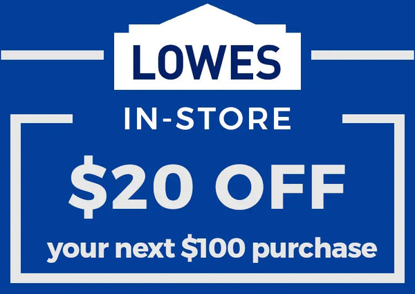 lowes $20 off $100